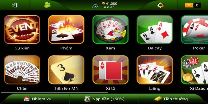 Thông tin tổng quan về sảnh game bài VN88 